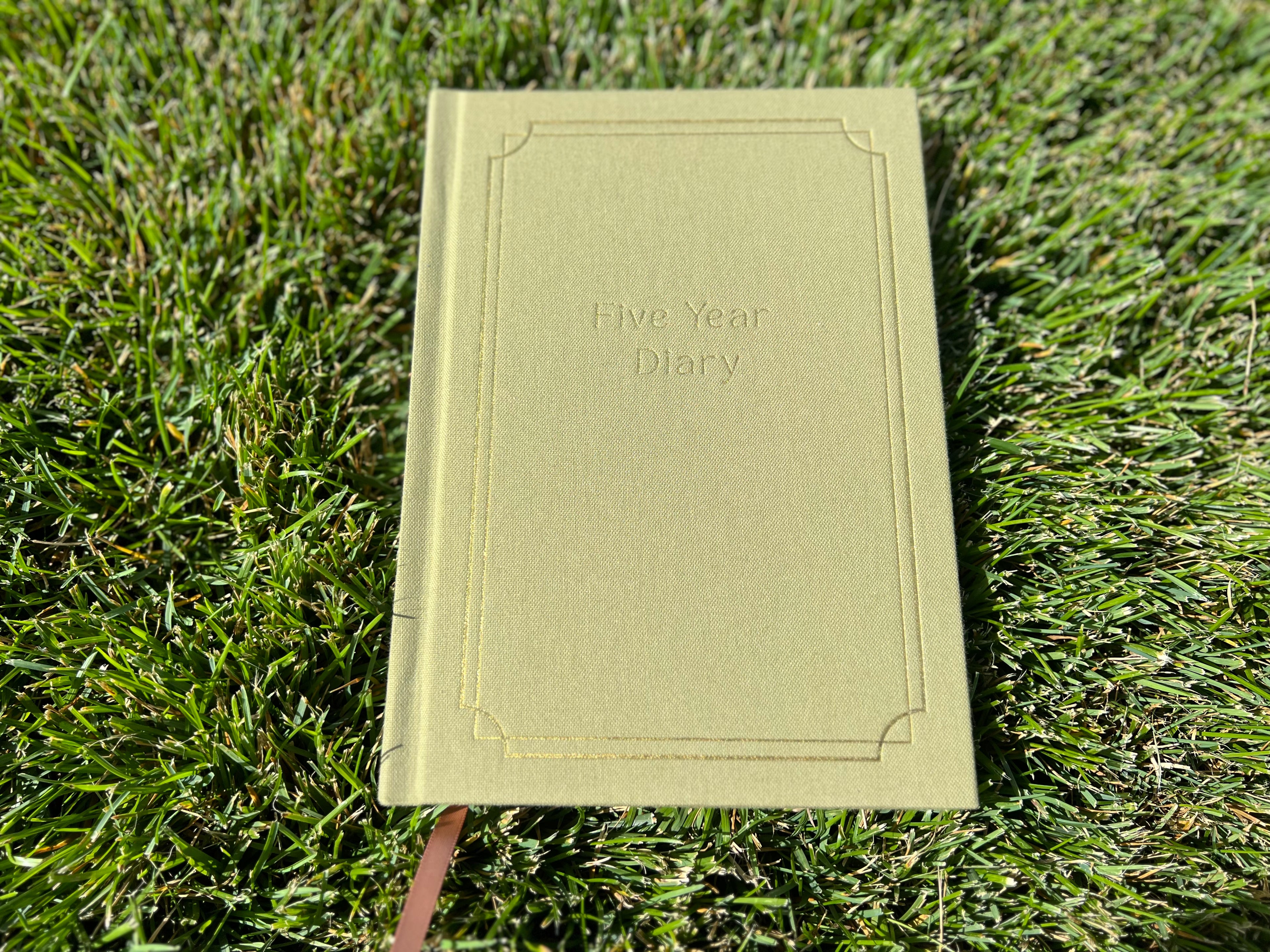 5 year journal - Green