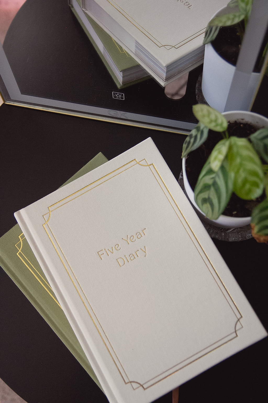 5 year journal - ivory