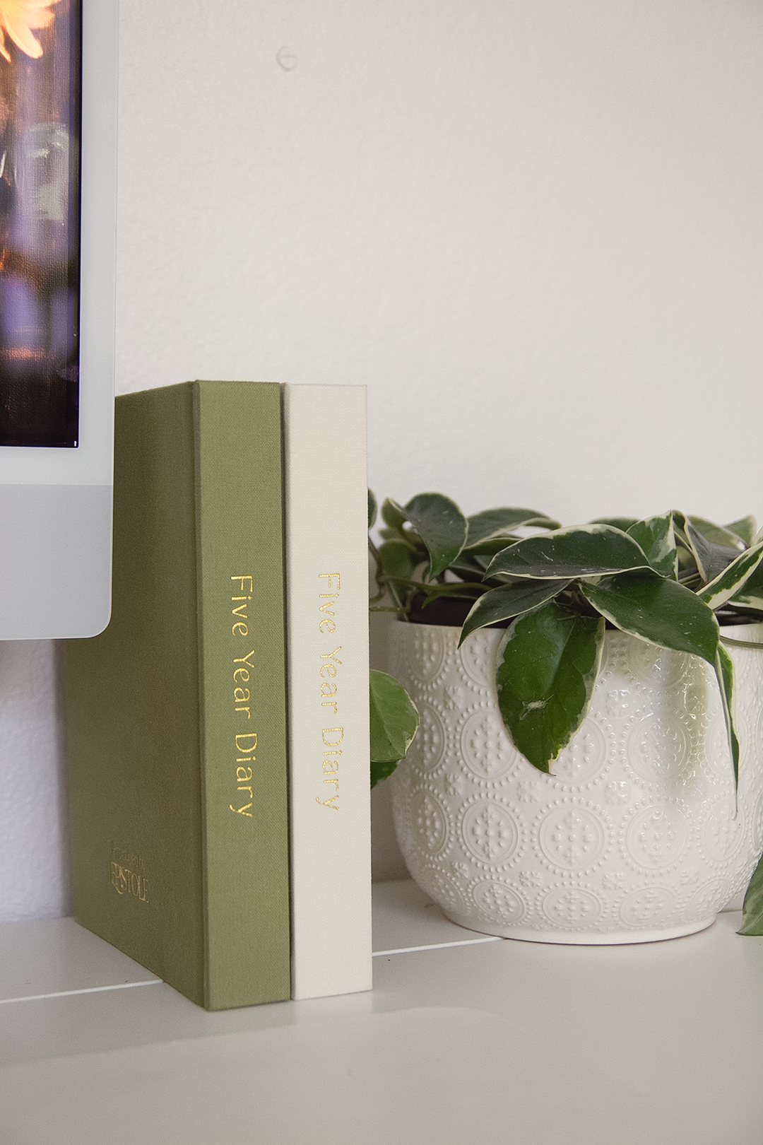 5 year journal - ivory