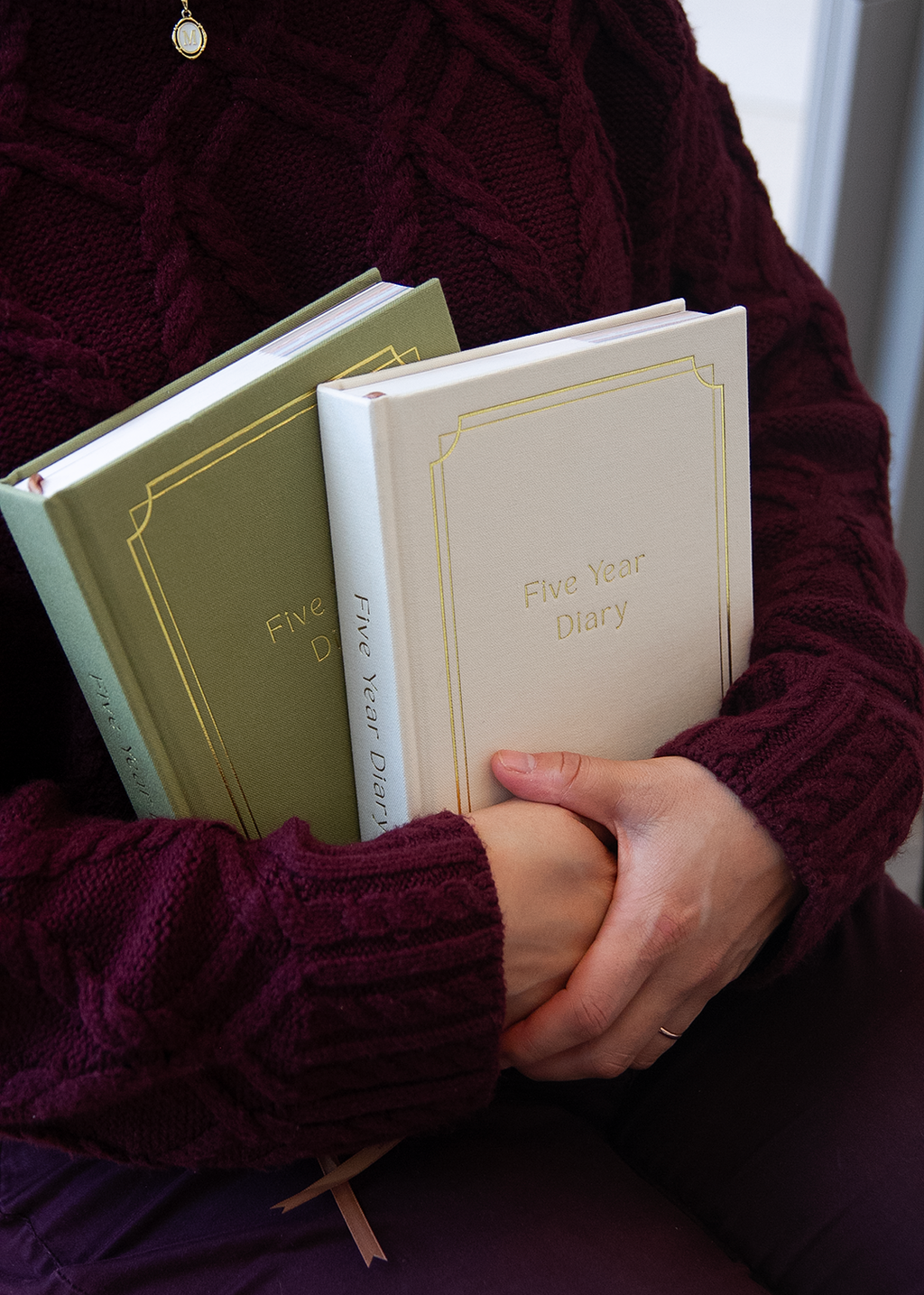 5 year journal - ivory